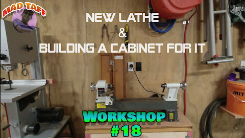 Got a wood lathe - Building a place for it - First go - Workshop #18