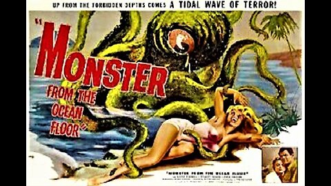 Roger Corman MONSTER FROM THE OCEAN FLOOR 1954 Mexican Village Terrorized by Sea Monster FULL MOVIE