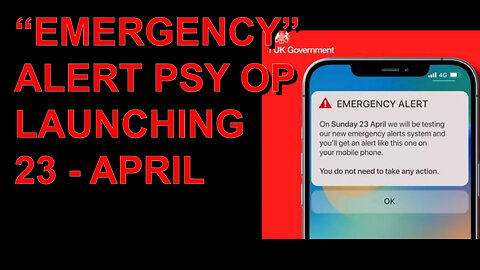 "EMERGENCY" ALERT PSY OP