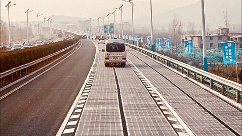 World's First Solar Highway Opens In China