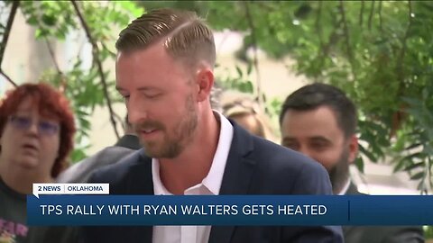TPS rally with Ryan Walters gets heated