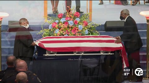 A hero's homegoing for Officer Courts