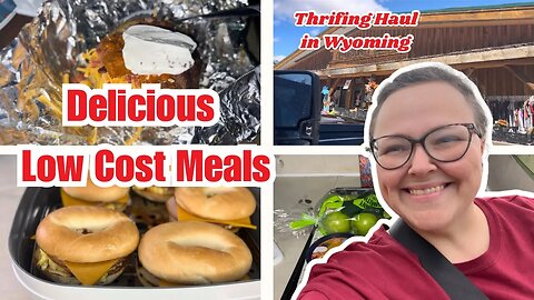 **New** Easy & Low Cost Meals For My Family Of 5 || Thrifting Haul in Wyoming