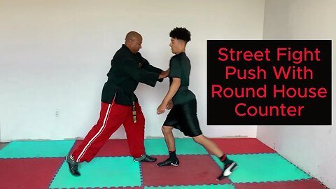 Street Fight Training | Round House Kick Counter Step By Step | Martial Arts Training #selfdefense