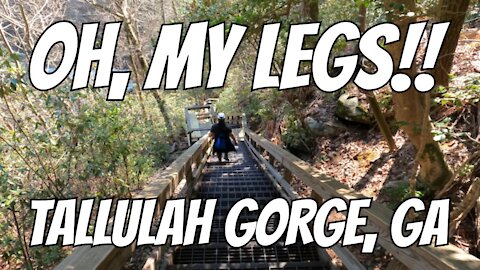 RV Newbies Visiting Tallulah Gorge, GA - First RV trip