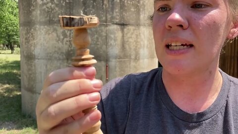 Lessons from the Lathe on Cedar wood