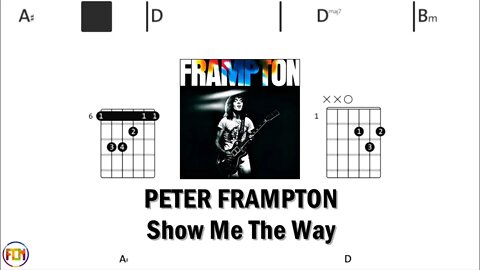 PETER FRAMPTON Show Me The Way - Guitar Chords & Lyrics HD