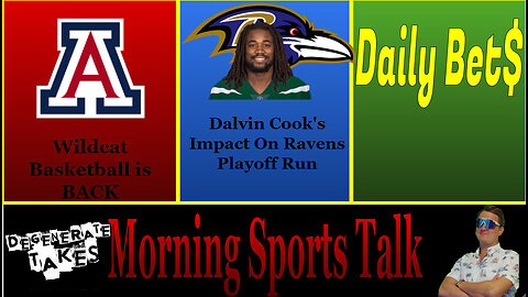 Morning Sports Talk: Dalvin Cook Will be HUGE For Ravens Playoff Push