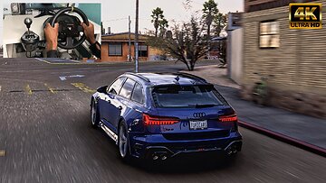 Audi RS6 Avant ABT - Forza Horizon 5 | Thrustmaster Gameplay