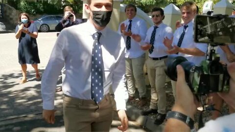 SA national top achiever, Ulrich le Roux welcomed at Paarl Boys' High School