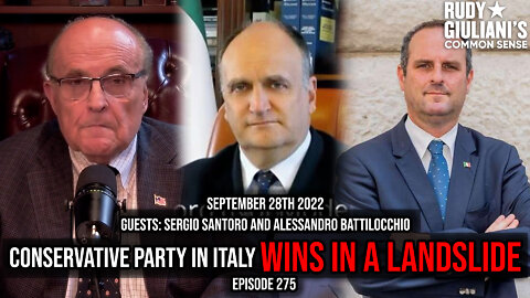 Conservative Party in Italy Wins in a Landslide | Guests: Sergio Santoro and Alessandro Battilocchio
