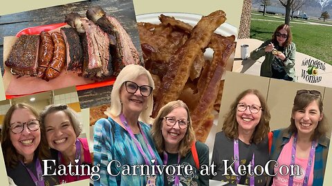 Eating Carnivore on the Road and at Keto Con! Random Keto Con Pictures!