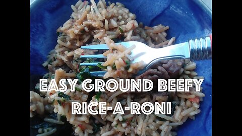 Easy Ground Beefy Rice-A-Roni | Making Food Up
