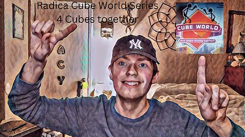 Radica Cube World Series 4 Cubes together