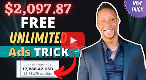 Earn $2,097.87 With FREE UNLIMITED Ads TRICK | Make Huge Money Online With Free