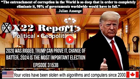 Ep 3153b - 2020 Was Rigged, Trump Can Prove It, Change Of Batter, 2024 Is The Most Important Electio