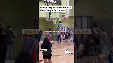 Most Crazy Basketball Dunks Ever Caught On Camera #shorts #nba #nbadunk #basketball