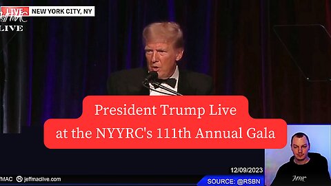 President Trump Live at the NYYRC's 111th Annual Gala