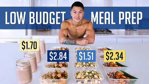 How To Build Muscle For $8_Day (HEALTHY MEAL PREP ON A BUDGET)