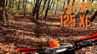 Test riding the 2021 KTM 125 XC at Crow Canyon!