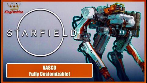 Starfield: Vasco Fully Customizable Companion!!