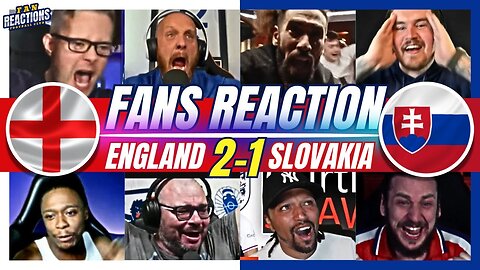 ENGLAND FANS CRAZY🤪REACTION TO ENGLAND 2-1 SLOVAKIA - EURO 2024