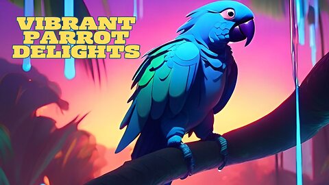 "Vibrant Parrot Delights: A Colorful Encounter with Nature's Feathered Wonders!"