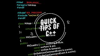 Quick Tips for C++ / template