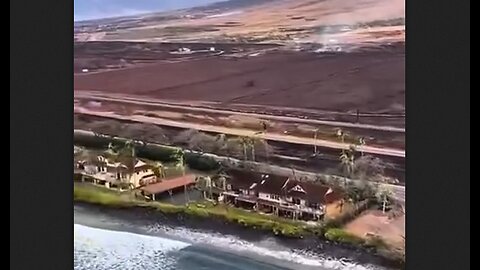 Lahaina, Maui, Hawaii - Notice All The Beachfront Mansions Were Untouched - HaloRock