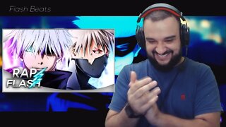 (REACT) Rap do Gojo e Kakashi | Dentro do meu mundo |@Flash Beats [Prod. Hunter]