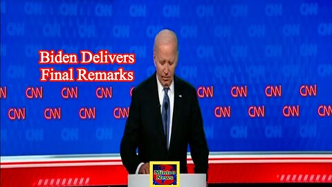 Biden delivers final remarks