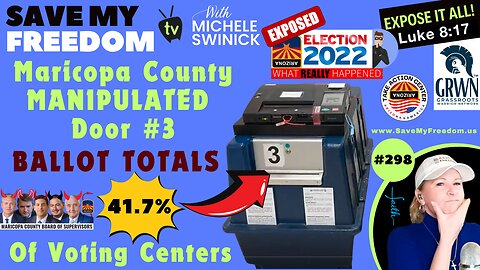 #298 Maricopa County Manipulated Door #3 Ballot Totals At 41.7% Of Voting Centers