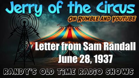 Jerry of the Circus 001 Letter from Sam Randall June 28, 1937