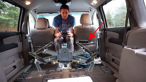 If You Fly a Drone in a Car, Does it Move With It? (Dangerous In-Car Flight Challenge)