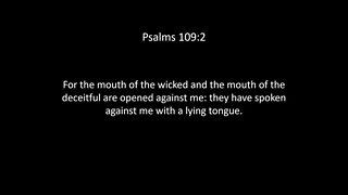 Psalms Chapter 109