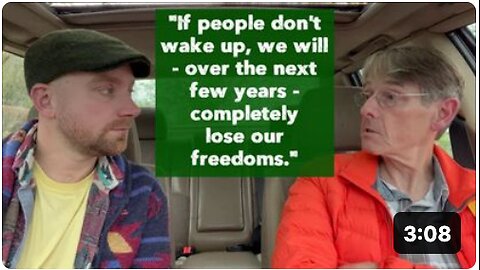 Dr. Mike Yeadon: "If people don't wake up, we will completely lose our freedoms."