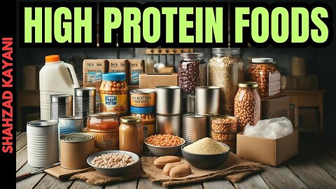 High Protein Prepper Foods - Prepper Pantry Stockpile