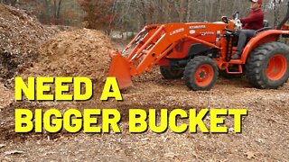 #208 Wish My Kubota L3901 Had A Bigger Bucket