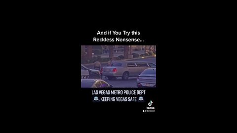 LVMPD shares video of reckless limo driver on The Strip