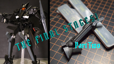 Sanding the Over Flag! Gunpla paint prep! part 2