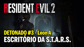 RESIDENT EVIL 2 Remake (PC) Detonado #3 Leon A - Escritório da S.T.A.R.S.