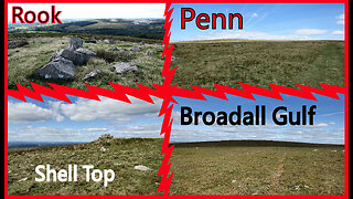 Hiking: Penn Beacon, Shell Top, Broadall Gulf (Dartmoor)