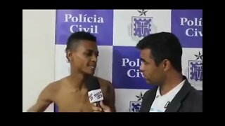 Bandido Engraçado 2021 dando entrevista ao reporter !!! ( MEME )