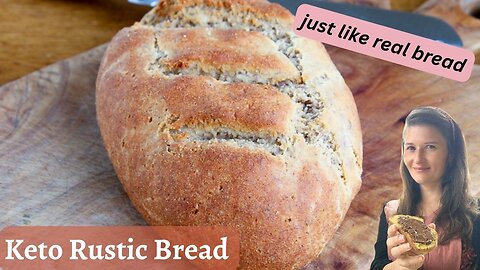 A keto bread that tastes like real bread - Keto Rustic Bread