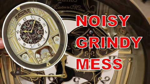Grindy mess 2022 Seiko melodies in motion clock review