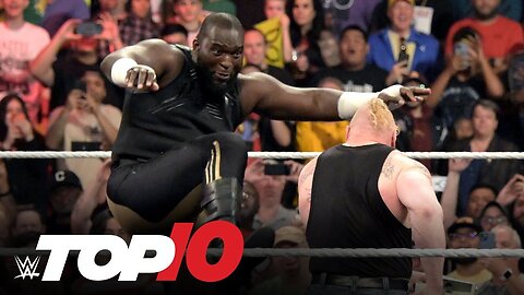 WWEBrock Lesnar brutality attack omos on raw | WWE raw highlights today