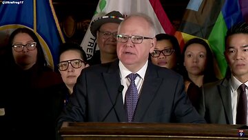 Tim Walz signs executive order protecting "trans children's rights" to gender affirming care.