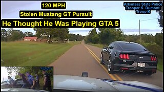 Mustang 5.0 (Stolen) Takes on the Mighty Arkansas State Police| Guess What Happens.... #gta GTA5