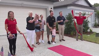 Veteran, family receive heartwarming welcoming to new home in Pasco County