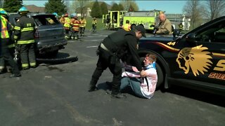 Flight for Life takes part in mock crash ahead of prom weekend